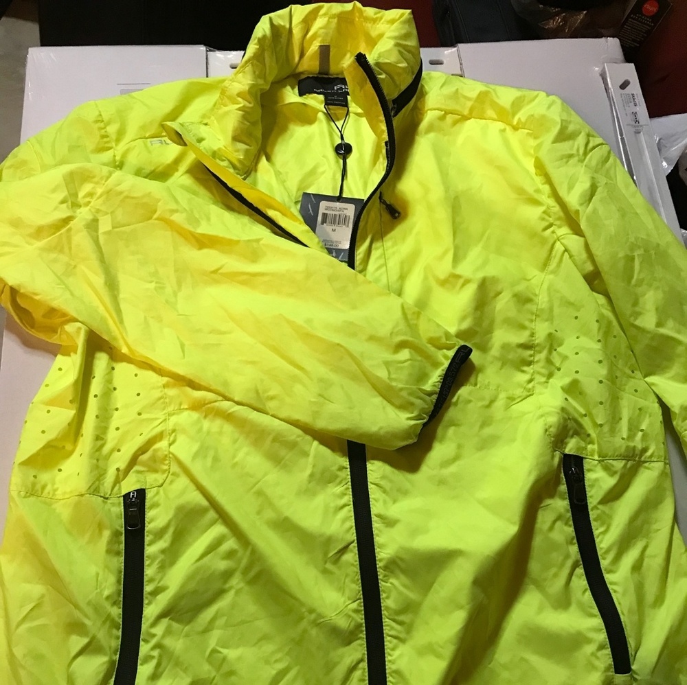 Men's RLX Neon Lime Green Raincoat/Jacket